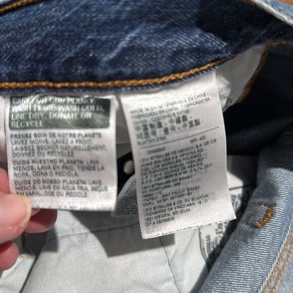 501 Levi’s Original Jeans Distressed denim 29 x 28 C45 - Picture 9 of 10